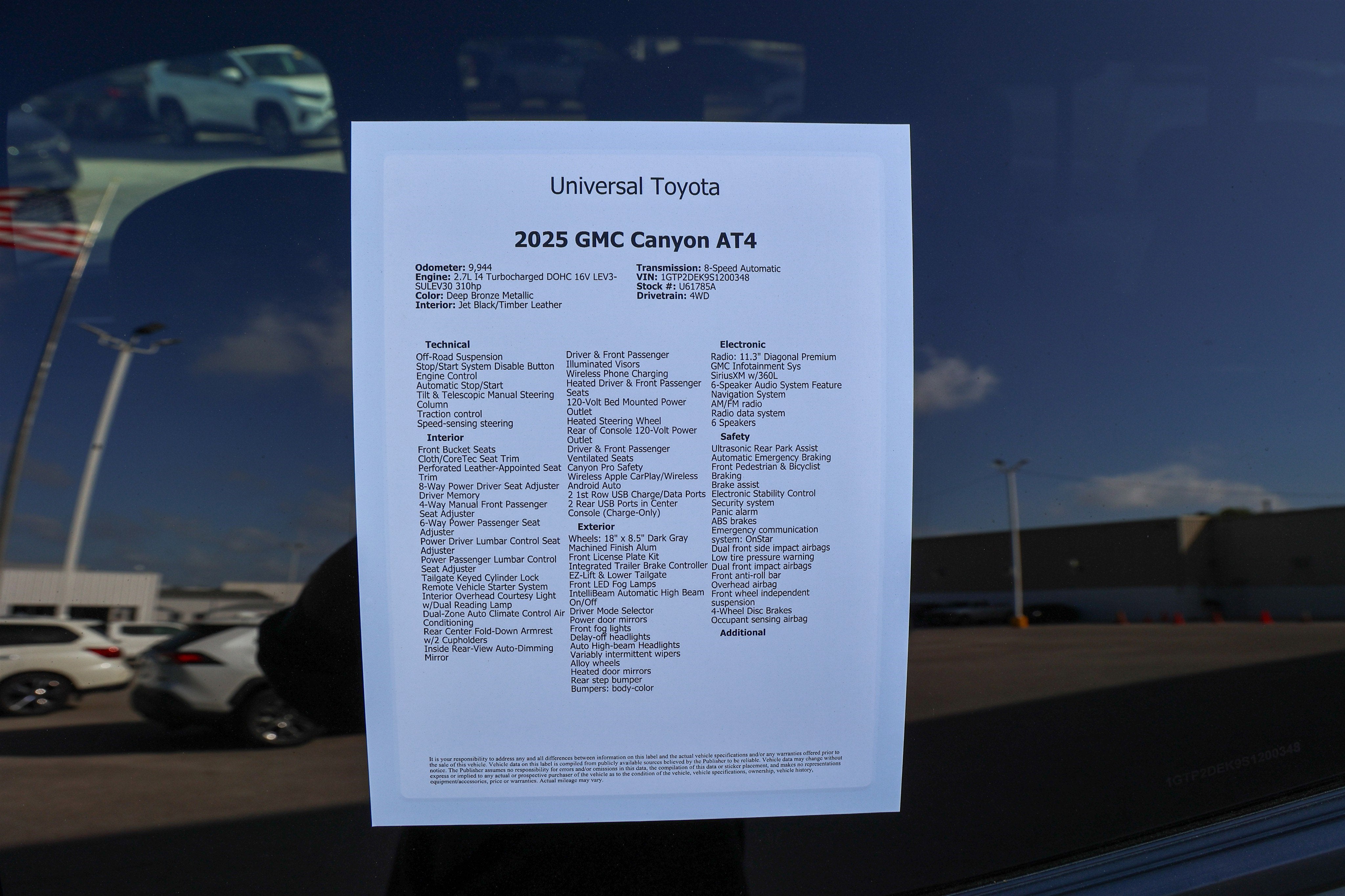 2025 GMC Canyon 4WD AT4