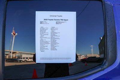2025 Toyota TACOMA TRD SPORT TRD Sport