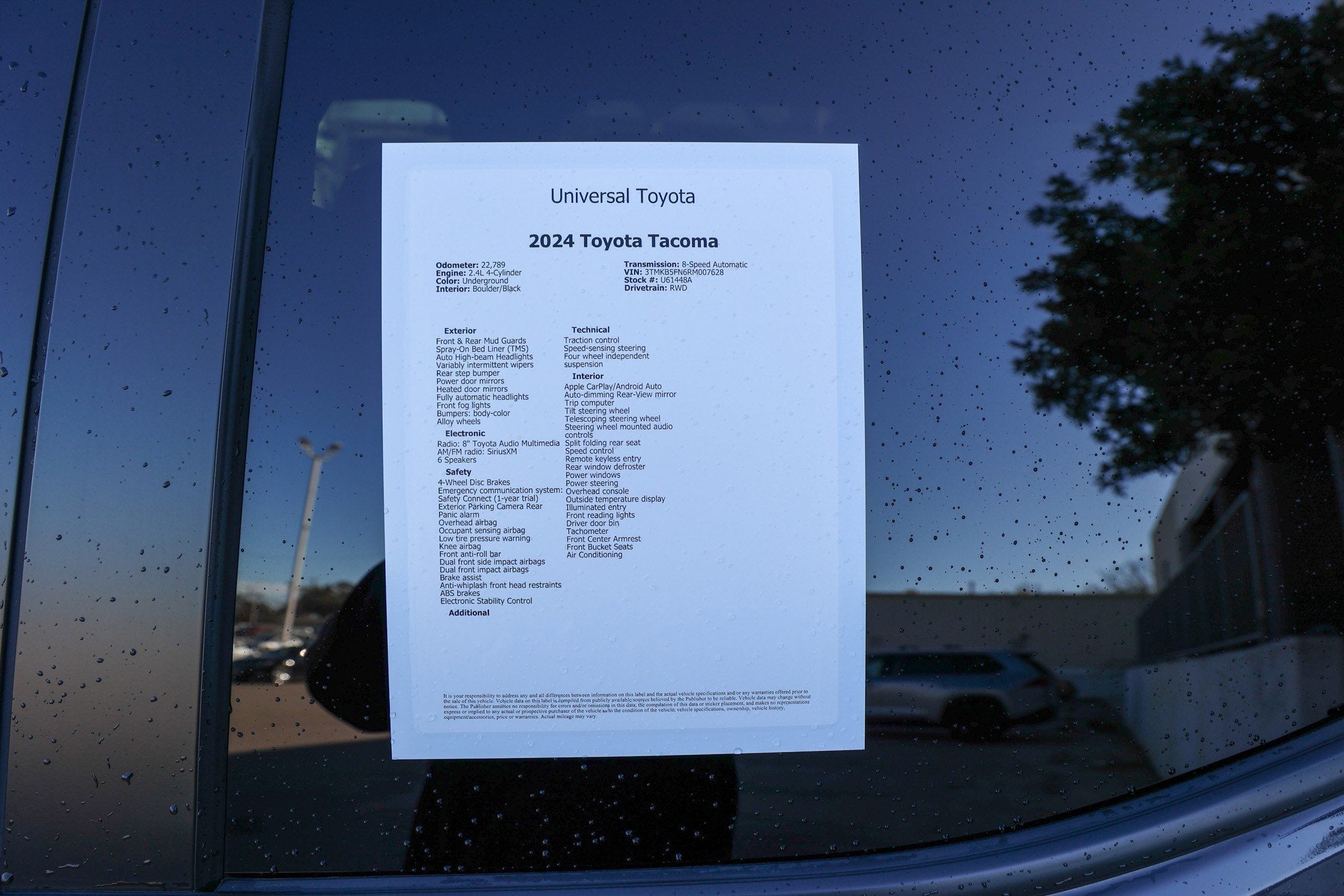 2024 Toyota TACOMA TRD SPORT TRD Sport