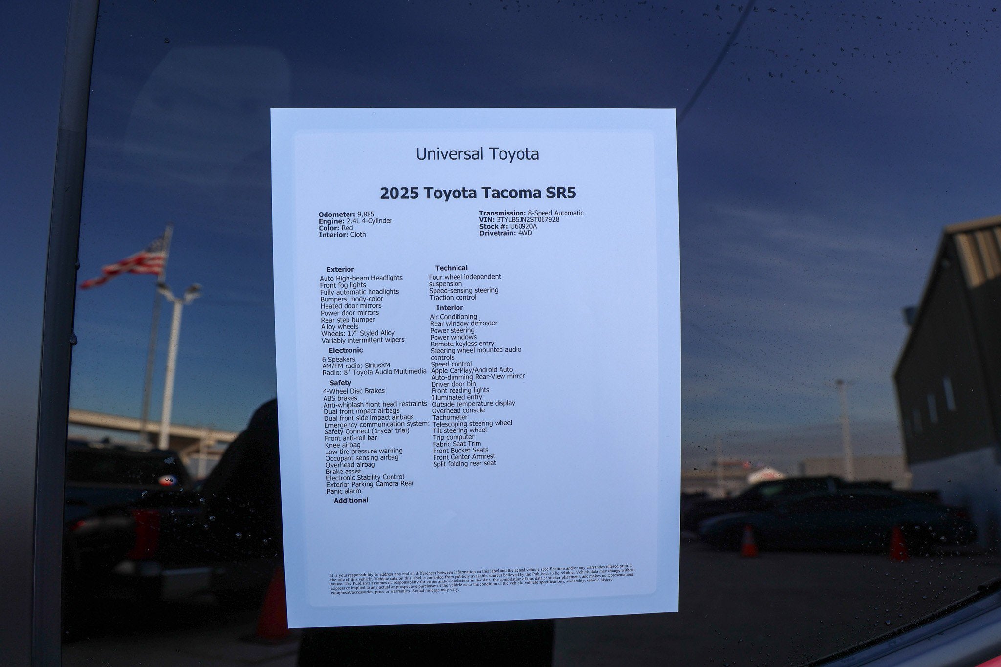 2025 Toyota TACOMA SR5 SR5