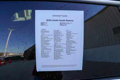 2020 Lincoln Corsair Reserve