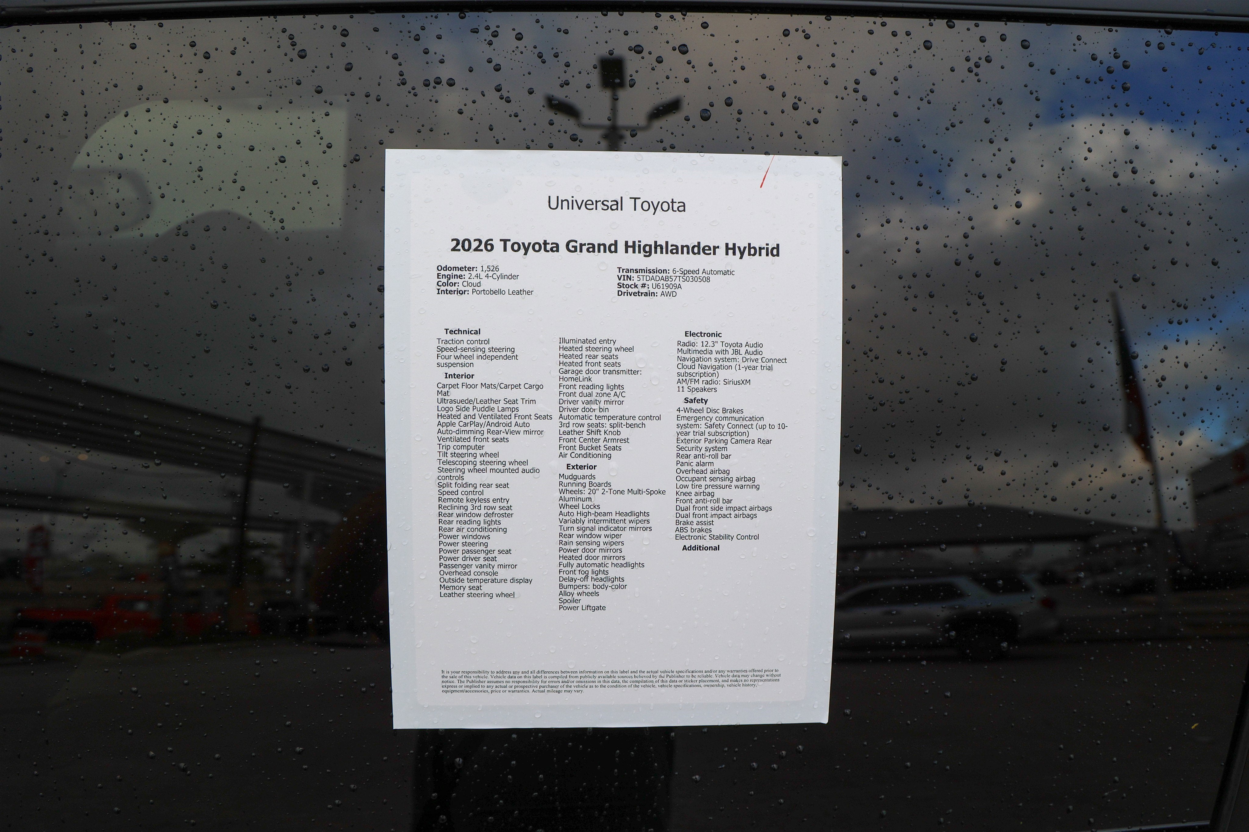 2026 Toyota Grand Highlander Hybrid MAX Platinum