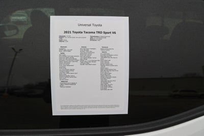 2021 Toyota Tacoma 4WD TRD Sport