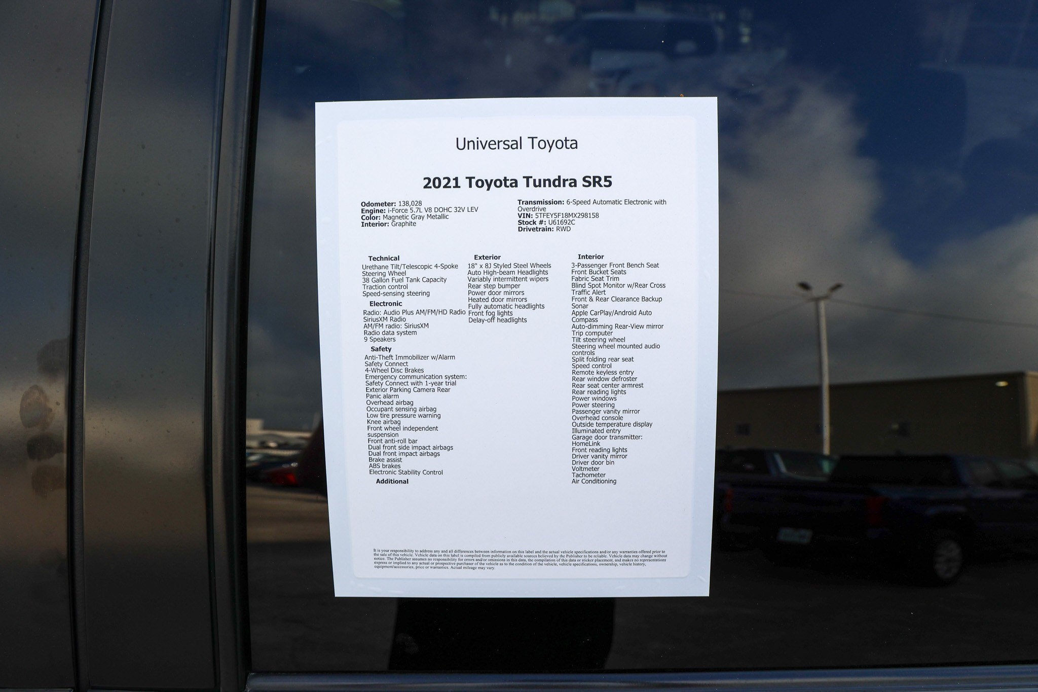 2021 Toyota Tundra SR5