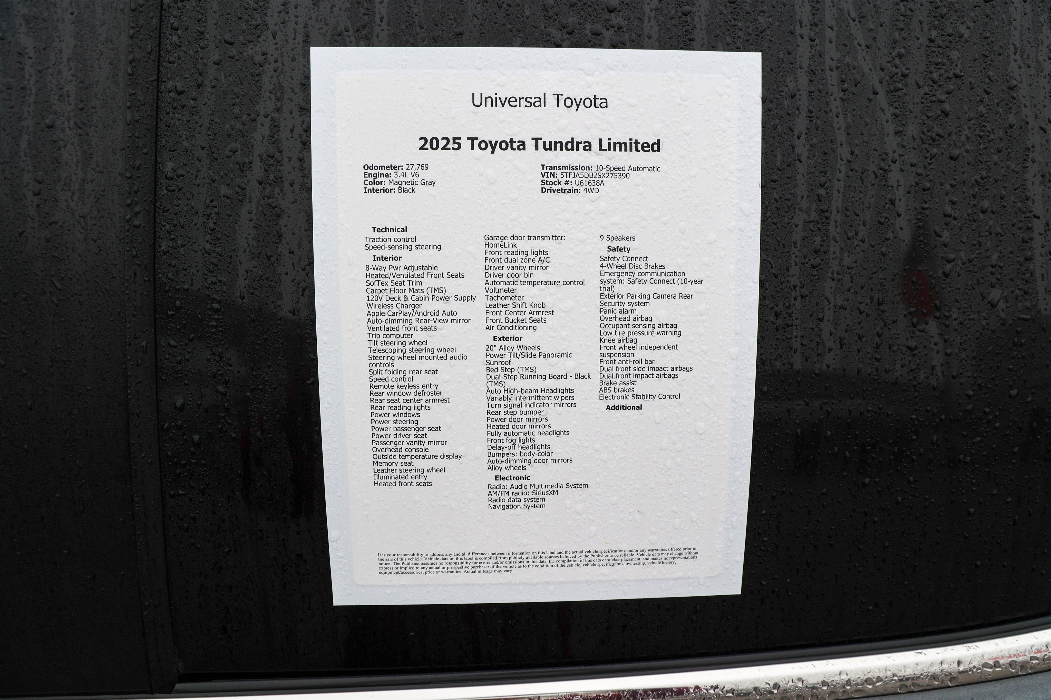 2025 Toyota TUNDRA 4X4 Limited
