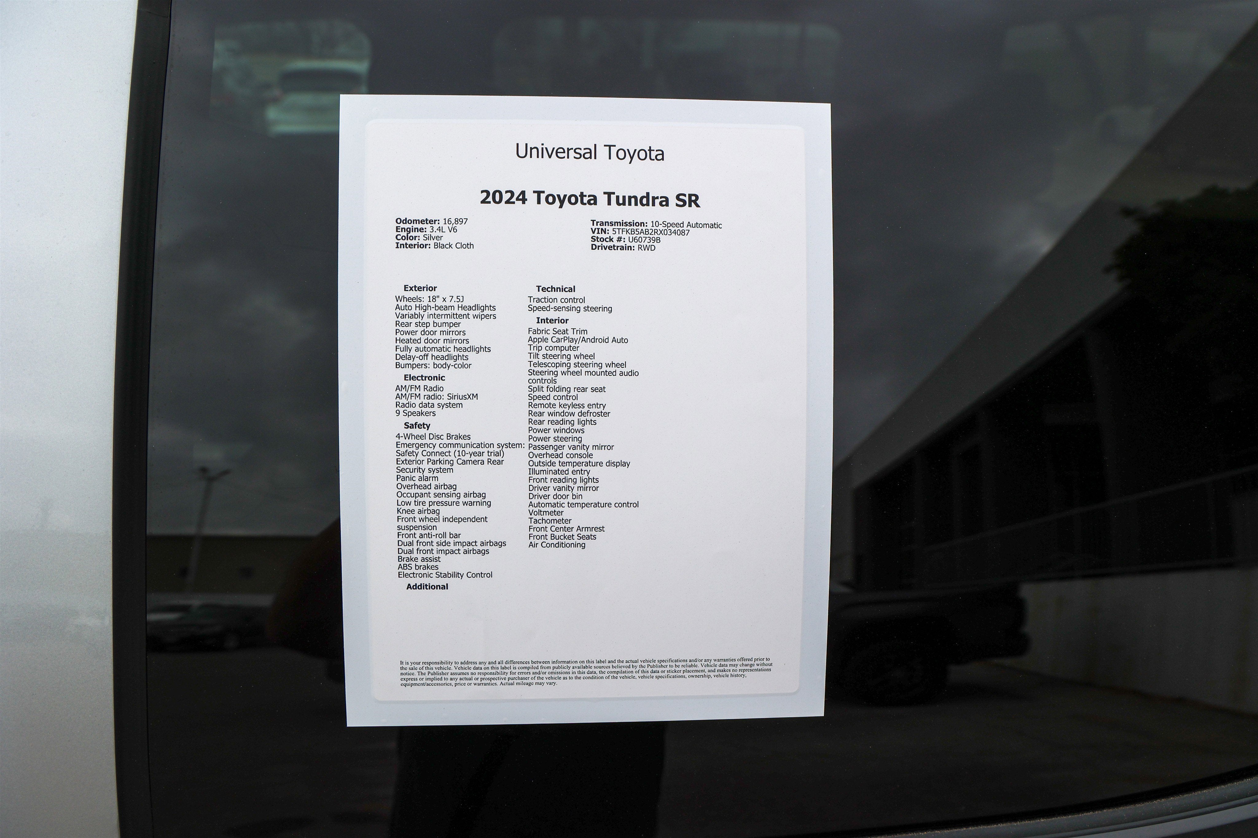 2024 Toyota Tundra 2WD SR