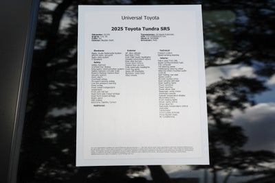 2025 Toyota TUNDRA 4X4 SR5