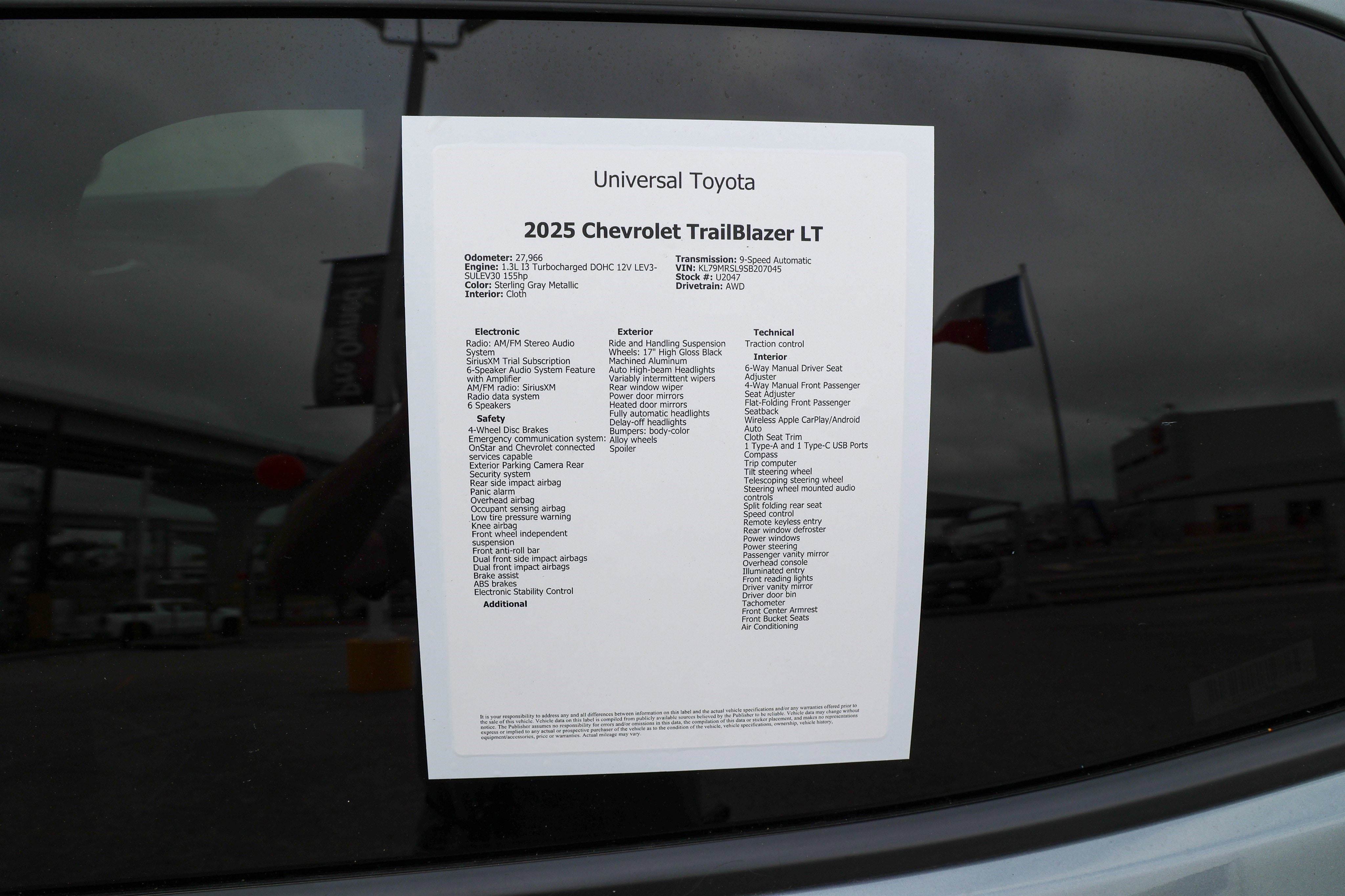2025 Chevrolet Trailblazer LT