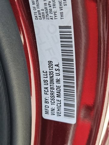 2022 RAM 1500 Lone Star