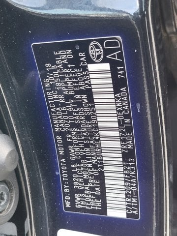 2019 Toyota Corolla LE