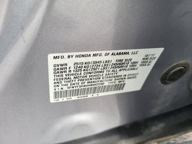 2017 Honda Pilot EX-L