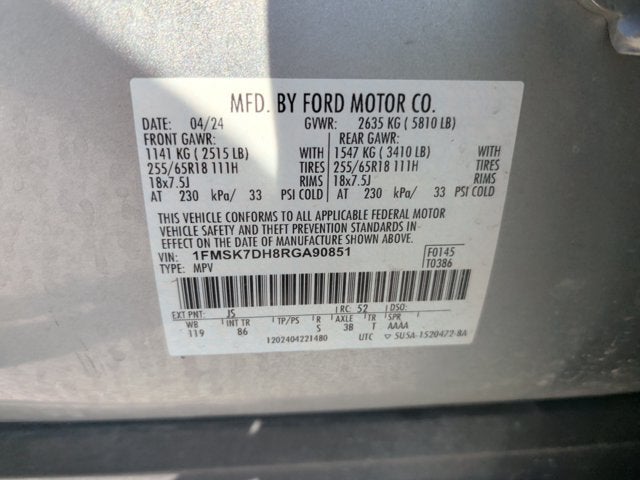 2024 Ford Explorer XLT