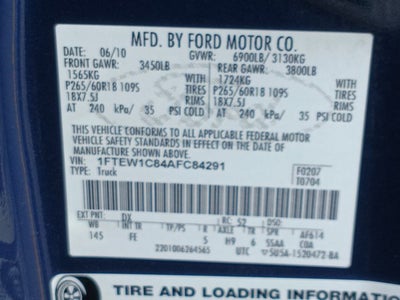 2010 Ford F-150 FX2Sport