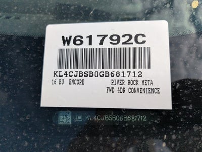 2016 Buick Encore Convenience