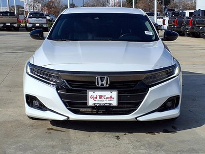 2022 Honda Accord Sedan Sport SE