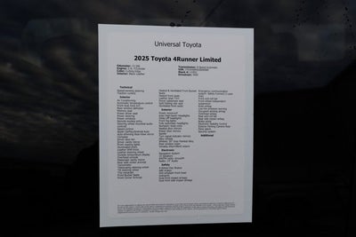 2025 Toyota 4Runner SR5