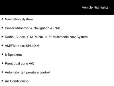 2023 Subaru Outback Onyx Edition XT