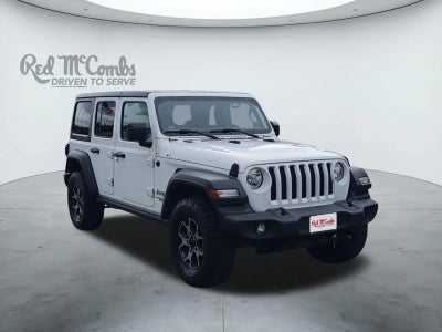 2019 Jeep Wrangler Unlimited Sport S W/ APPLE CARPLAY & ANDROID AUTO