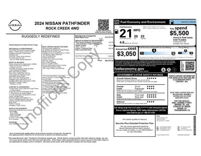 2024 Nissan Pathfinder Rock Creek