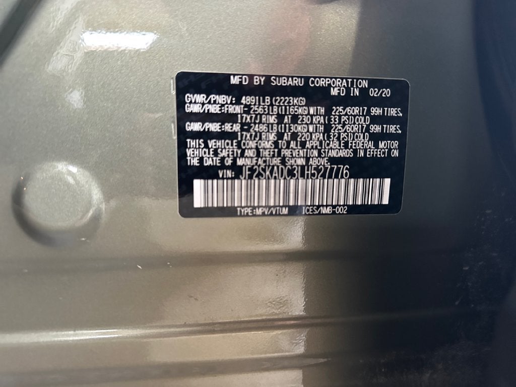 2020 Subaru Forester Base
