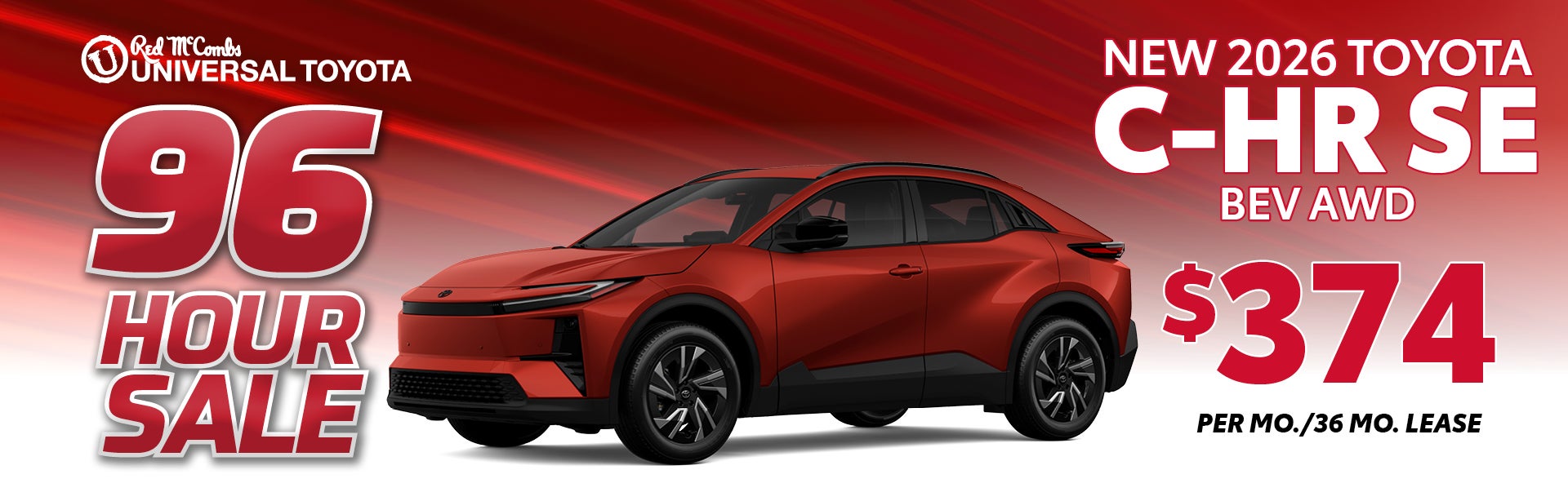 2026 CHR BEV AWD SE