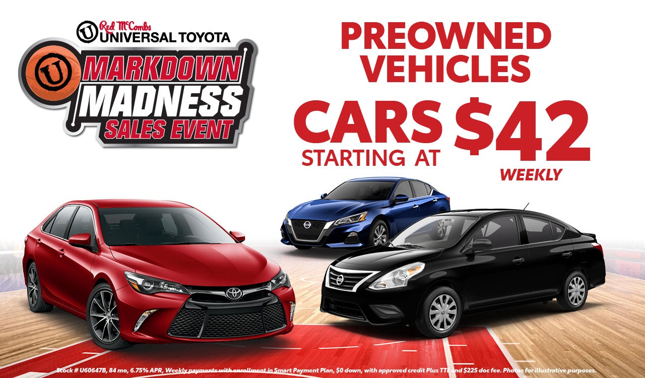 Used Cars starting at $42