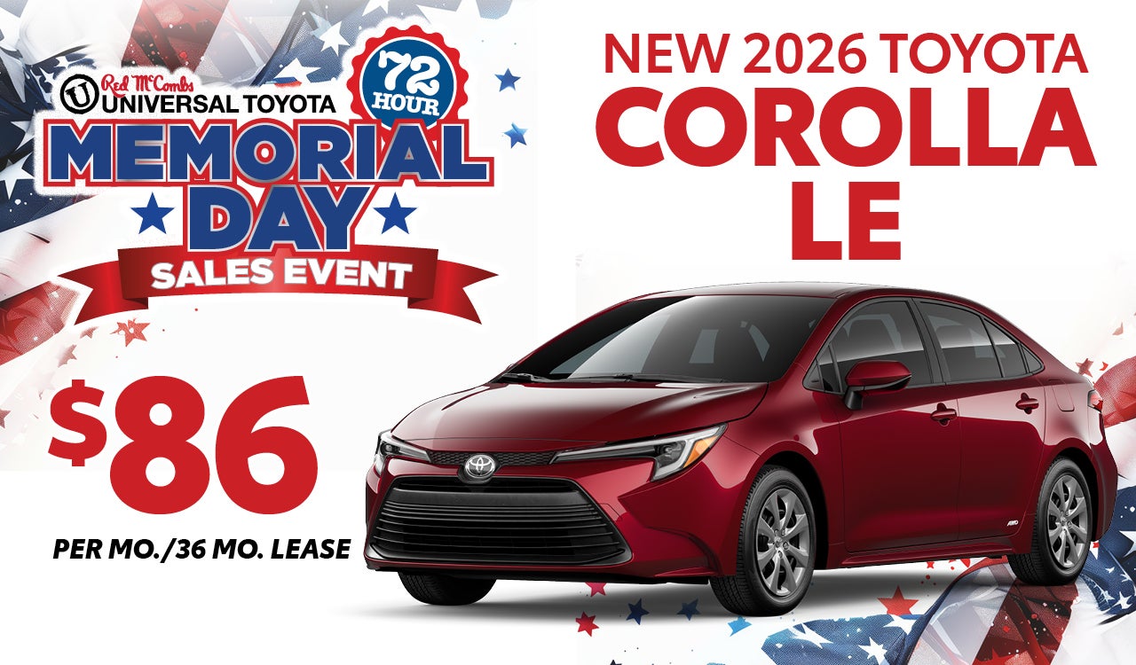 2026 Corolla LE