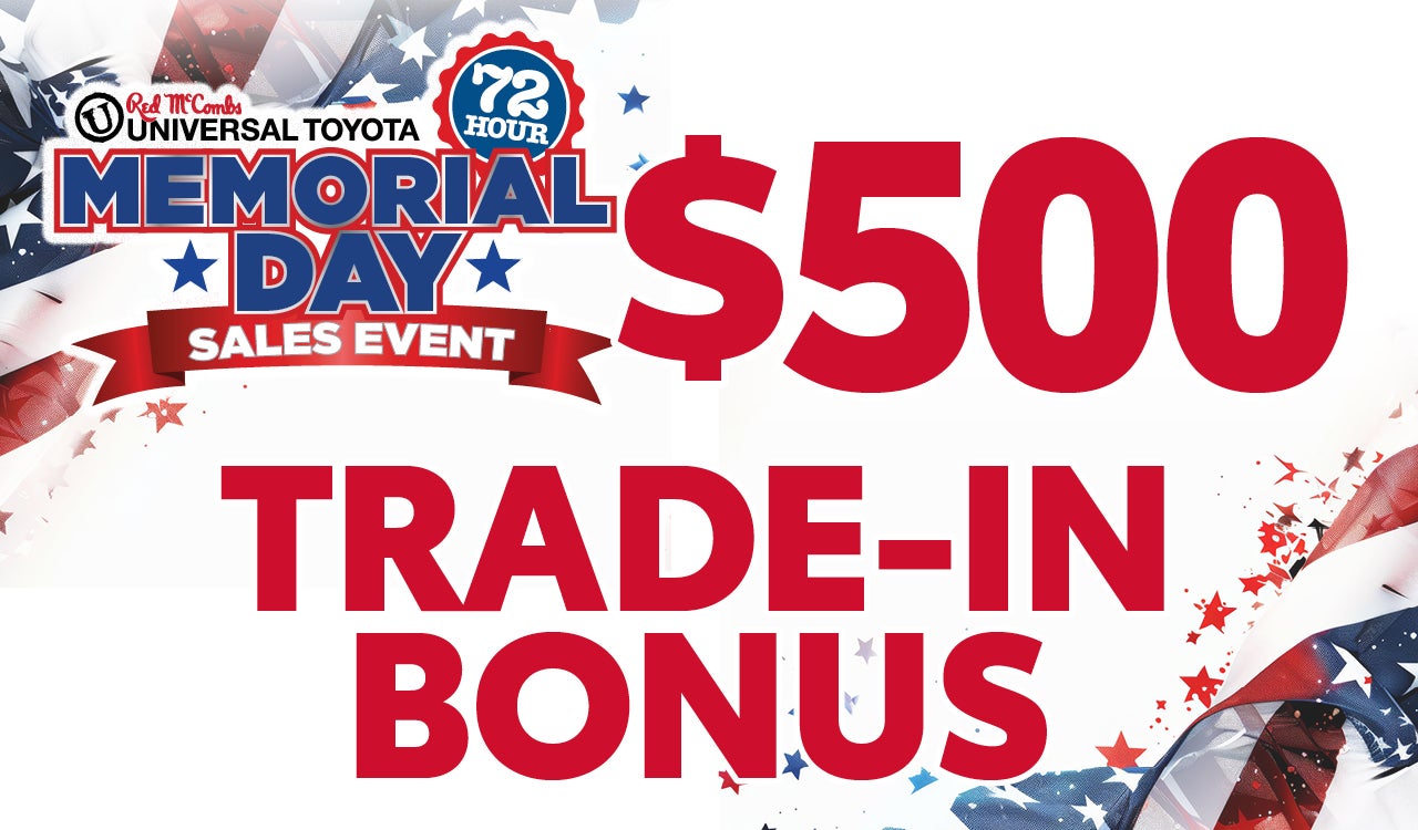 $500 Trade-In Bonus
