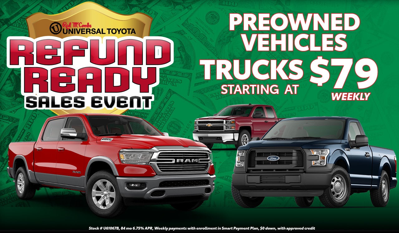 Used Trucks starting at $79 payments!