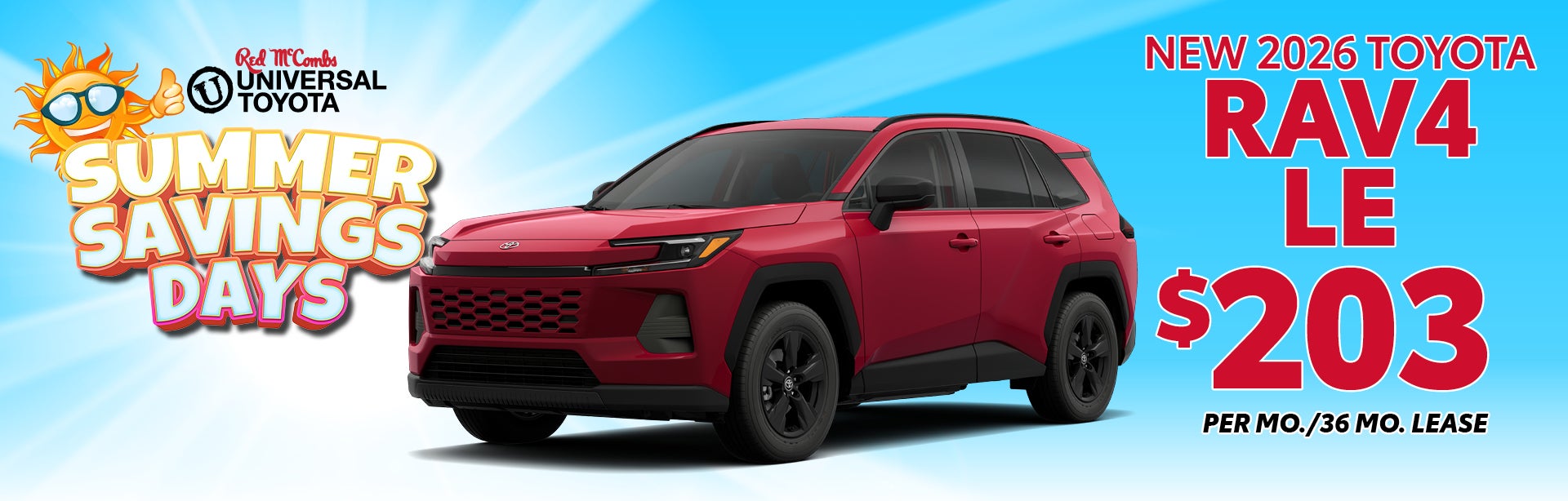 	2026 Rav4 LE