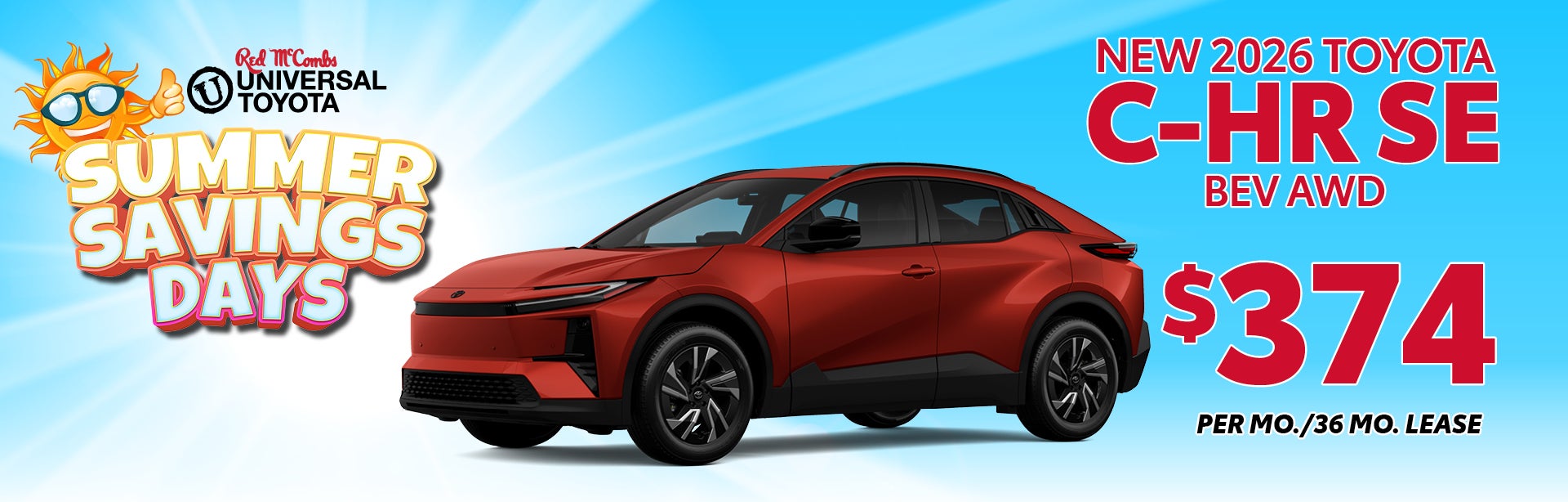 2026 CHR BEV AWD SE