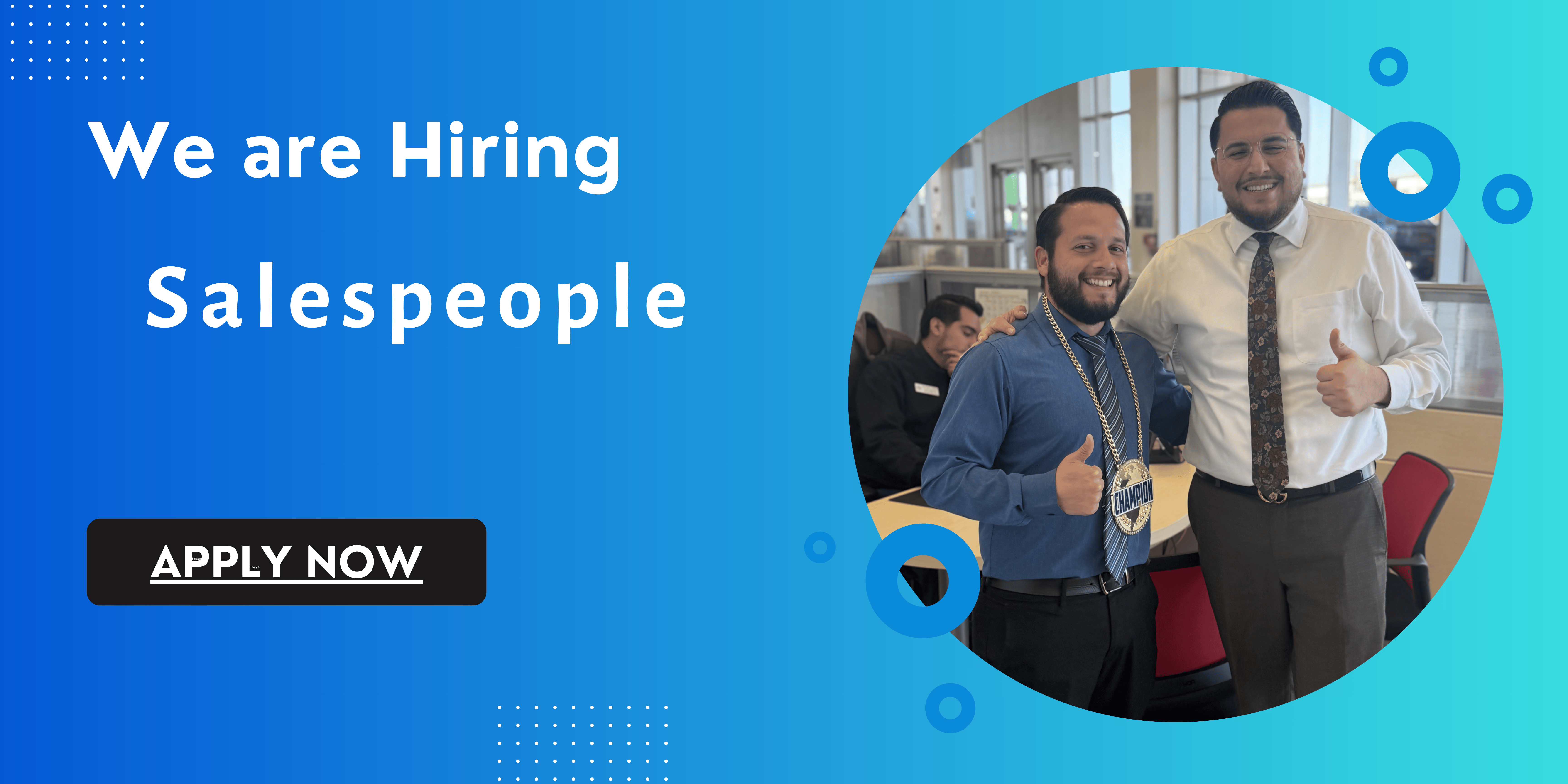 We are looking for Hard working individuals!