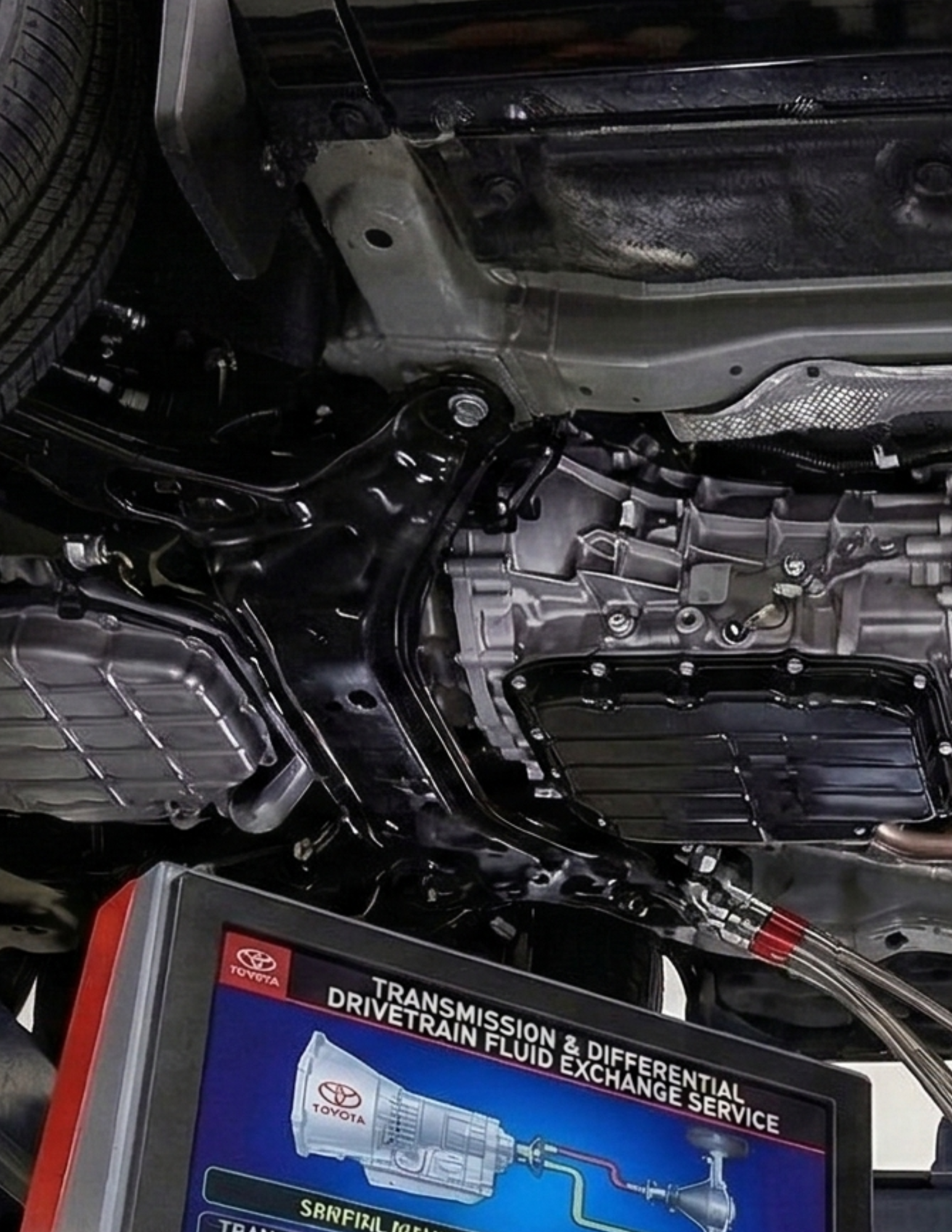 TRANSMISSION & DIFFERENTIAL DRIVETRAIN FLUID EXCHANGE SERVICE